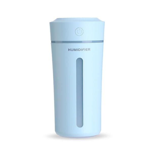 Humidificador USB LED Recargable Hogar Escritorio Difusor de Aromas Aceite de Viaje Portátil Esencial Mister Suministros de Oficina, Azul sidaley HA007907-03