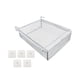 thumbnail image 5 of Estante de almacenamiento debajo del gabinete, debajo de la mesa, caja colgante debajo del escritorio para oficina Blanco, 5 of 9