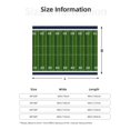 thumbnail image 5 of Rateoe American Football Field Pattern Flannel Throw Blanket, Ultra-soft Blanket for Bed, Couch, Car, Hypoallergenic Anti-pilling blanket-60"x50"(Horizontal), 5 of 6