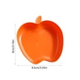 thumbnail image 3 of Fesfesfes Assiettes de Souper Réutilisables, Vaisselle pour Repas Intérieurs et Extérieurs, Sorties de Camping avec Base Antidérapante en Silicone de Qualité Alimentaire 3,35 X 3,15 Pouces Orange, 3 of 5