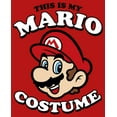 thumbnail image 2 of Girl's Nintendo This is my Mario Costume  Graphic Tee Red Large, 2 of 5