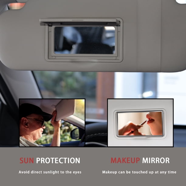 Driver Side Sun Visor For Hyundai Elantra 2011-2015 (Without Sunroof) - Gray Replacement Visor 852103X000TX