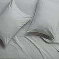 thumbnail image 3 of 24" EXTRA DEEP POCKETS - 1000-Thread Count 100% Egyptian Cotton Queen XL Sheet Set, Long Staple Cotton, 1000-TC Pure Cotton - Queen XL, Light Grey, 3 of 7