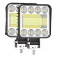thumbnail image 1 of Par Faros Auxiliares Auto Moto Antiniebla Auxiliar4x4 128led, 1 of 8