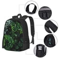 thumbnail image 2 of Easygdp Lush Foliage Green Plant Mochila de Gran Capacidad Minimalista Ideal para Escuela, Viajes y Uso Diario, 2 of 6