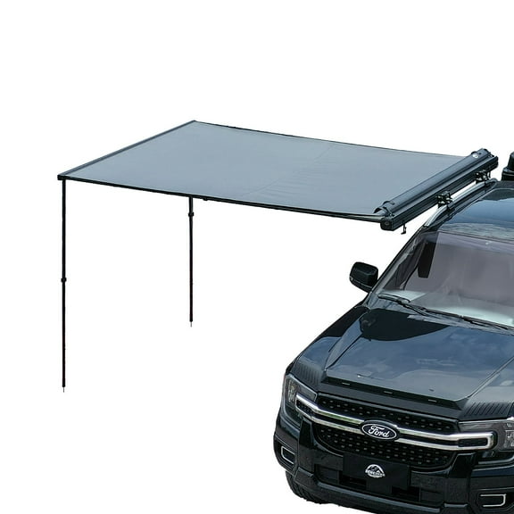 BeneHike Magentic Quick Release Aluminum Case Pull Out Awning With LED Light