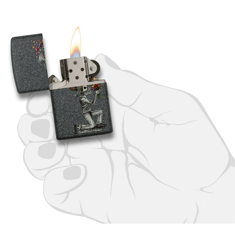 Zippo Custom Design Colorful Day of the Dead Skulls