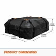 thumbnail image 2 of Bolsa Impermeable Grande Para Techo De Carga De Coche, Portaequipajes En La Azotea, Bolsa De Almacenamiento De Cubo Resistente A Los Arañazos Vogacara VI012139-01, 2 of 6