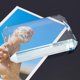 thumbnail image 2 of Pisapapeles de cristal transparente, pisapapeles rectangulares de cristal, pisapapeles de cristal facetado, adornos de cristal, 2 of 6