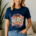 thumbnail image 5 of His Mercy Rewrote My Story Christian Faith Art Shirt, Thanksgiving Shirt,Turkey Tee, Holiday Gift, Happy Thanksgiving Tshirt, Turkey Day, Family Gobble ,Pumpkin Season, 5 of 5
