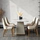 thumbnail image 5 of Dresser Kitchen Bedroom Dining Chairs Nordic PU Leather Gold Ergonomic Dining Chairs Modern Luxury cadeira Home Furniture WK My Lux Decor Round, 5 of 19