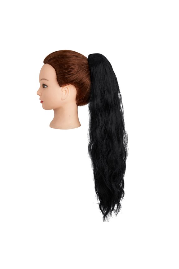 Ponytail Extension Min Claw Clip 18" 24" Curly Synthetic Clip in Claw Ponytail Hair Extension Synthetic Hairpiece with a jaw/Claw Clip