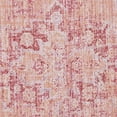 thumbnail image 3 of SAFAVIEH Windsor Kezia Traditional Area Rug, Orange/Fuchsia, 6' x 6' Round, 3 of 5