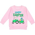 thumbnail image 2 of Inktastic Happy Easter Bunny and Tractor Toddler Sweatshirt, 2 of 4