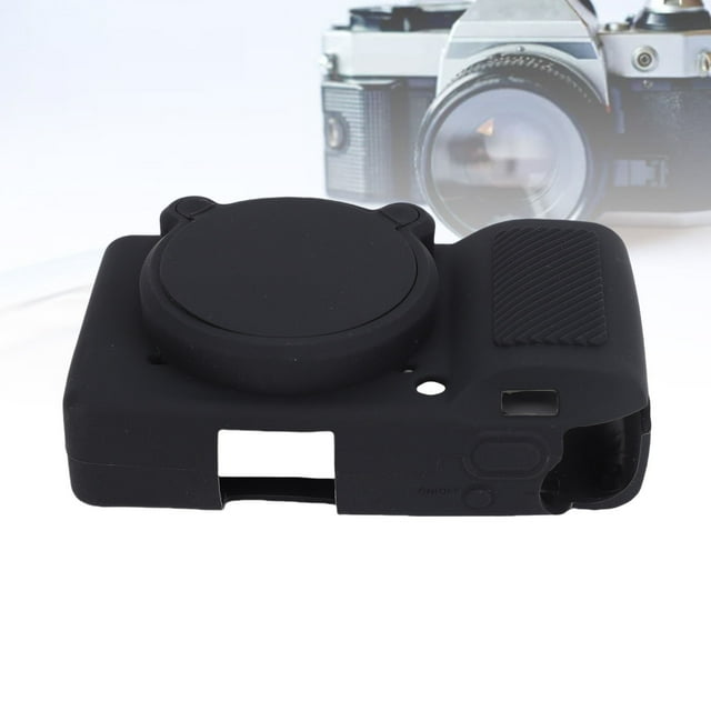 Silicone Digital Camera Body Protector, GR3 GR3X Camera Protective Cover, Anti Slip Anti Scratch Slim Soft Silicone Case, Lightweight Cover with Battery Storage