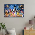 thumbnail image 3 of The Beast & Beauty Mickeys Minnies Characters Tangled Walt Art Poster Canvas Painting Decor Wall Print Photo Gifts Home Modern Decorative Posters 24x36inch(60x90cm), 3 of 6