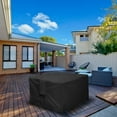 thumbnail image 7 of STARTWO 44 in Square Fire Pit Cover Waterproof Windproof Anti-UV Heavy Duty for Patio, 7 of 7
