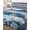 White Navy Blue, variant on Twin XL Quilt Bedding Set, Navy Blue Coastal Beach Reversible Summer Quilt 3 Pieces, Nautical Starfish Coral Vintage Wooden Lightweight Bedspreads Coverlets with 2 Pillow Shams for All Seasons