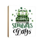 Lifesong Milestones St. Patrick's Day Decorations Wooden Tabletop Centerpiece Decoration