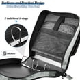 thumbnail image 4 of FORMRS Zipper Binder with Shoulder Strap 2-inch Ring 500 Sheet Capacity File Bag, Foggy Forest, 4 of 5