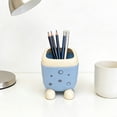 thumbnail image 4 of Cute Animal Shaped Pen Holder, Plastic Desktop Organizer for Stationery, Compact Storage Box for Office Desk Decor, 4 of 6