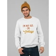 thumbnail image 2 of Not Old But, Vintage Sweatshirt Men -GoatDeals Designs, Male XX-Large, 2 of 4