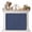 Navy Blue White, variant on Sage Green Striped Magnetic Fireplace Cover, Fireplace Draft Blocker, Sage Green White Stripes Farmhouse Fireplaces Blanket for Heat Loss/Cold Air, Fireplaces Draft Stopper Cover for Inside 39"x32"