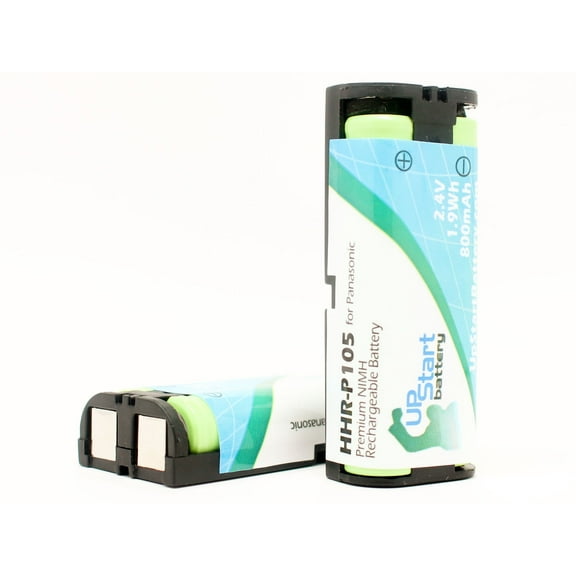 2x Pack - UpStart Battery Toshiba BT1009 Battery - Replacement for Toshiba Cordless Phone Battery (800mAh, 2.4V, NI-MH)