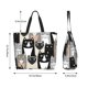 thumbnail image 5 of Balery Colors Cats Bolsa Tote Estilo Estético con Cremalleras, Bolsa de Hombro, Bolsa de Compras Grande y Plegable, 5 of 8