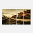 thumbnail image 2 of Voies Ferrées en Ukraine - Impression d'Art Photo de Paysage sur Toile, 2 of 3