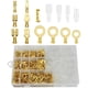 thumbnail image 1 of 1000 piezas Juego de terminales de crimpado de empalme rápido 2,8 4,8 6,3 mm Kit de terminales de crimpado con funda aislada de latón para la industria 1000 piezas, 1 of 4