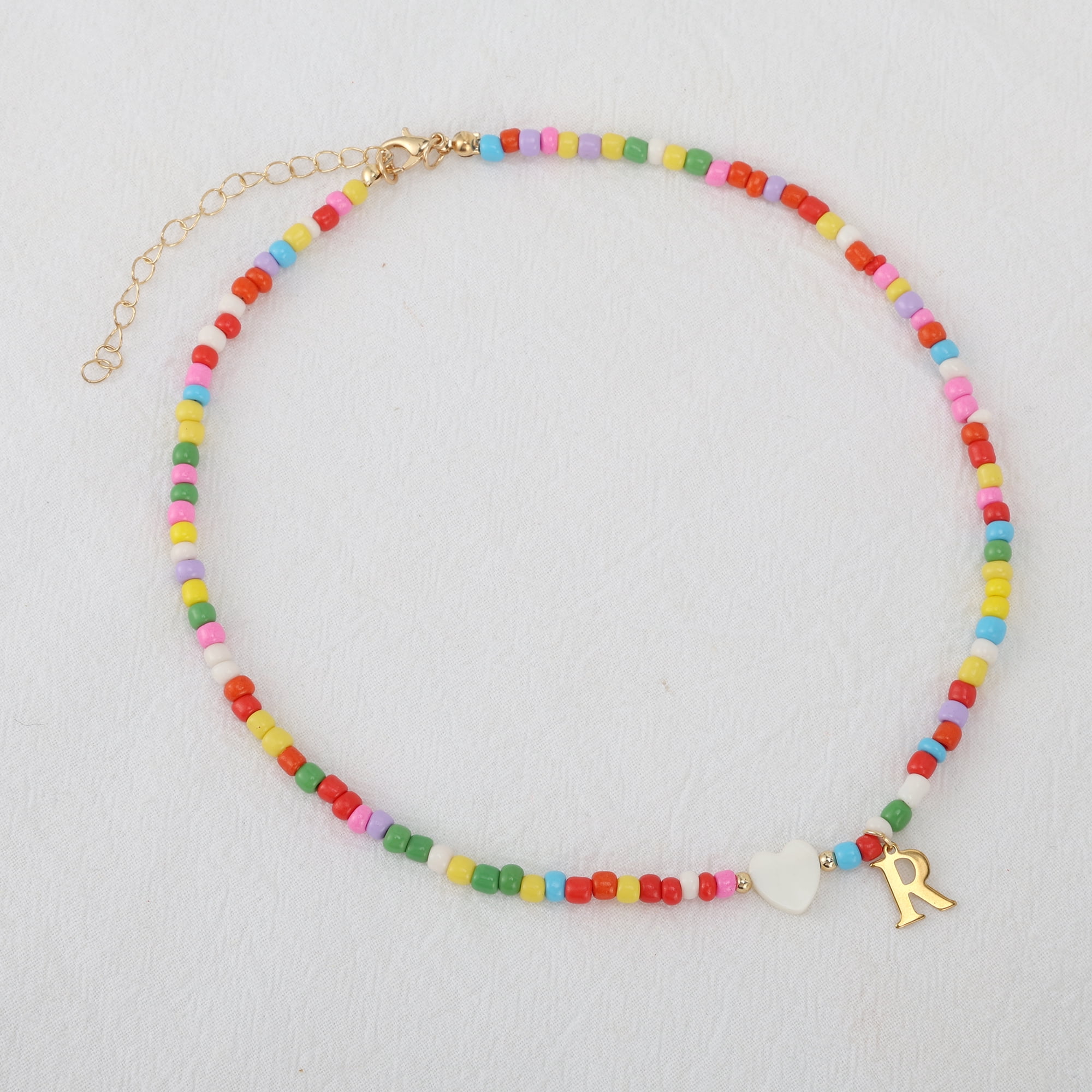 Unique Bargains Stylish Collarbone Necklace for Daily Life Colorful 1 Pcs [Style R]