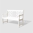 thumbnail image 5 of Vifah Banc Extérieur Bradley en Blanc, 5 of 5
