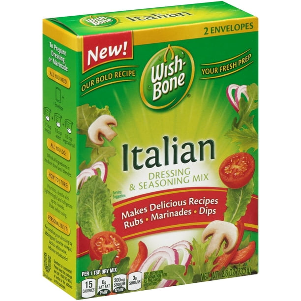 WishBone Italian Dressing & Seasoning Mix 2 ct Box