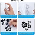 thumbnail image 6 of 4 Sheets Hibiscus Flower Car Sticker Black Hawaiian Stickers and Decals Stickers Waterproof Vinyl Automotive Exterior Decor for DIY Truck Motorcycle Doors Wall Laptop, 6 of 9