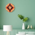 thumbnail image 4 of 10 Inch Wall Clock Battery Operated Silent Clock Decorative for Office, Kitchen, Outdoor, Living Room，Colorful Style Ethnic Pattern, 4 of 4