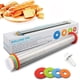 thumbnail image 1 of Rodillos de Cocina Rodillo Ajustable con Anillo de Grosor y Regla, Rodillo de Acero Inoxidable de 17 Pulgadas para Hornear, Pastelería, Pizza, Galletas, Tortillas, 1 of 5