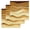 Chocolate, variant on Purple Wave Kitchen Dish Towels for Drying Dishes Set of 4, Coastal Ombre Ocean Grey Stripes Beach Sand Waffle Weave Microfiber Hand Tea Bathroom Towels Quick Dry & Absorbent Towel 12x12
