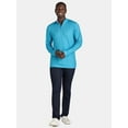 thumbnail image 5 of Birdie Bound Men's and Big Men’s Quarter Zip Active Top with Long Sleeves, Sizes S-3XL, 5 of 5