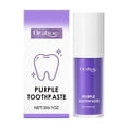 thumbnail image 1 of Purple Toothpaste Gently Cleanses Teeth, Stains, Yellows, Odors, and Cares for Teeth Care Toothpaste, 1 of 5