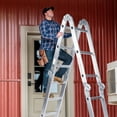 thumbnail image 3 of BETISEF 12.5ft 7 in 1 Multi-Purpose Ladder, Folding Aluminium Extension Ladder w/Anti-Slip Feet, EN 131 Standard 330LB Capacity, 3 of 8
