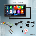 thumbnail image 5 of KENWOOD DMX500S 6.8" Touchscreen Car Stereo with Wireless & Wired Apple CarPlay and Android Auto – Easy Install Short Chassis (New), 5 of 8