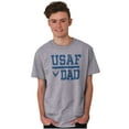 thumbnail image 3 of US Air Force USAF Dad Military Father Men Big & Tall Graphic Tee Brisco Brands 5X, 3 of 5
