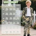 thumbnail image 7 of Xoenoiee Hunting Camo Print Boys' Formal Suit 2 Piece Set Blazer Set Toddler Tuxedos for Wedding, Suits for Teens Boy Dress School Clothes, 5-6 Years, 7 of 7