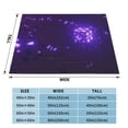 thumbnail image 5 of Purple Cube Blanket, Fluffy Soft Cozy Blanket Flannel Plush Microfiber Couch Throw, Bedding, 80"x60", 5 of 7