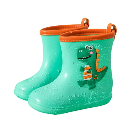 

UFOUND Kids Shoes Short Rain Boots Toddler Go To School Ankle Rainboot On Garden Boot Rubber Shoes Stylish Footwear
