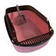 thumbnail image 1 of Caja de arena para gatos de gran capacidad con pala para gatos pequeños. Rosa, 1 of 9
