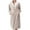 Beige, variant on Soft Women Long Robe Cozy Fleece Loungewear Hooded Bathrobe for Home Wear Winter Warm Printed Comfort Robe XXL Size Beige