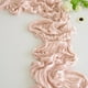 thumbnail image 4 of Mantel Banderines de mesa de crepé, mantel de gasa plisada de 90x180cm, decoración para bodas y eventos, color rosa raíz de loto, 1 unidad Rkxzt, 4 of 9