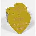 thumbnail image 2 of Inkdotpot Happy Birthday Bottle Tag Real Rose Gold Foil Favor Hang Tag 100 Pack, 2 of 6
